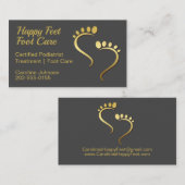 Chiropodist Podiatrist Pedicure Foot Care Visitekaartje (Voorkant / Achterkant)