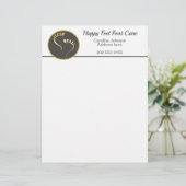 Chiropodist Podiatrist Pedicure Voet Care Letter (Staand voorkant)