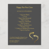 Chiropodist Podiatrist Promotion Business Flyer (Achterkant)