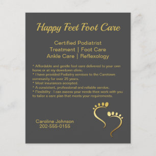 Chiropodist Podiatrist Promotion Business Flyer