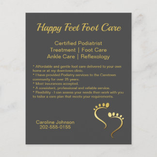 Chiropodist Podiatrist Promotion Business Flyer