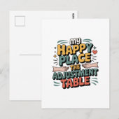 Chiropractic Adjustment Bliss for Back Pain Relief Briefkaart (Voorkant / Achterkant)