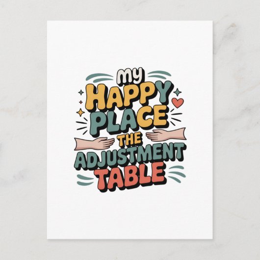 Chiropractic Adjustment Bliss for Back Pain Relief Briefkaart (Voorkant)