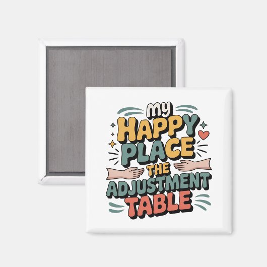 Chiropractic Adjustment Bliss for Back Pain Relief Magneet (Voorkant / Achterkant)