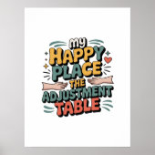 Chiropractic Adjustment Bliss for Back Pain Relief Poster (Voorkant)