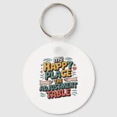 Chiropractic Adjustment Bliss for Back Pain Relief Sleutelhanger (Voorkant)