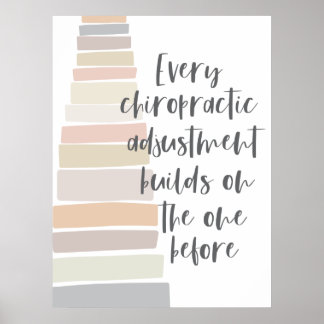 Chiropractic Adjustment Poster, Chiropractic  Poster