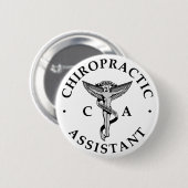 Chiropractic Assistant Logo Button (Voorkant /achterkant)