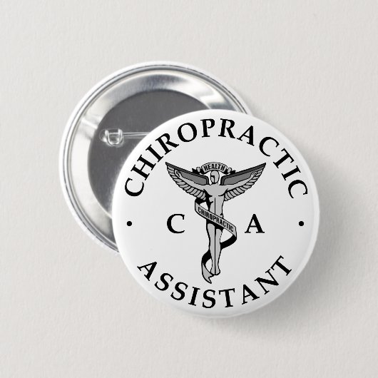 Chiropractic Assistant Logo Button (Voorkant /achterkant)