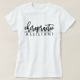 Chiropractic Assistant Script met ruggengraat T-Sh T-shirt