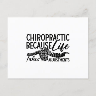 Chiropractic Because Life Spine Chiropractor Briefkaart