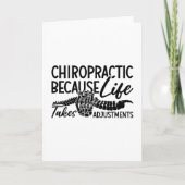 Chiropractic Because Life Spine Chiropractor Kaart (Voorkant)