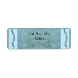 Chiropractic Business Return-adres Etiket