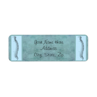 Chiropractic Business Return-adres Etiket