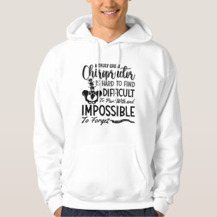 Chiropractic Chiro Spine echt geweldig Chiropracto Hoodie