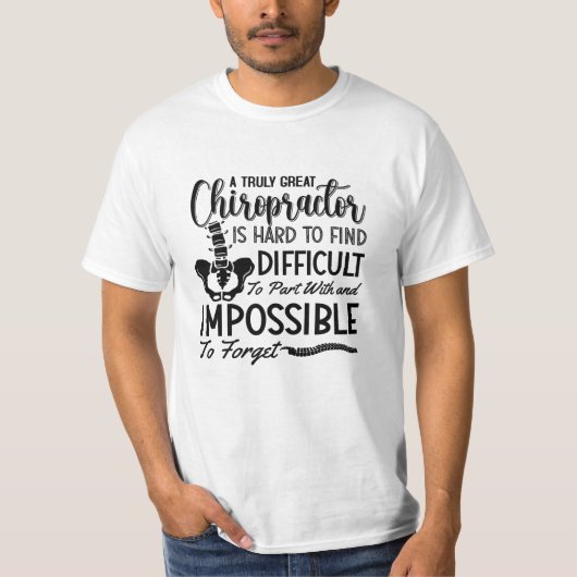 Chiropractic Chiro Spine echt geweldig Chiropracto T-shirt (Voorkant)