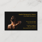 Chiropractic Chiropractic Clinic Business Card Visitekaartje (Voorkant)