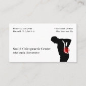 Chiropractic Chiropractic Clinic Business Card Visitekaartje (Voorkant)