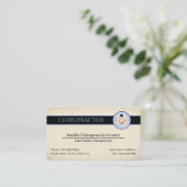 Chiropractic Chiropractor Clinic Business Card Visitekaartje (Staand voorkant)