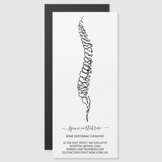 Chiropractic Chiropractor Clinic Health doctor (Voorkant / Achterkant)