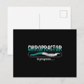 Chiropractic Chiropractor in Progress Chiro Spine Briefkaart (Voorkant / Achterkant)