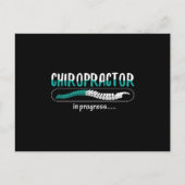 Chiropractic Chiropractor in Progress Chiro Spine Briefkaart (Voorkant)