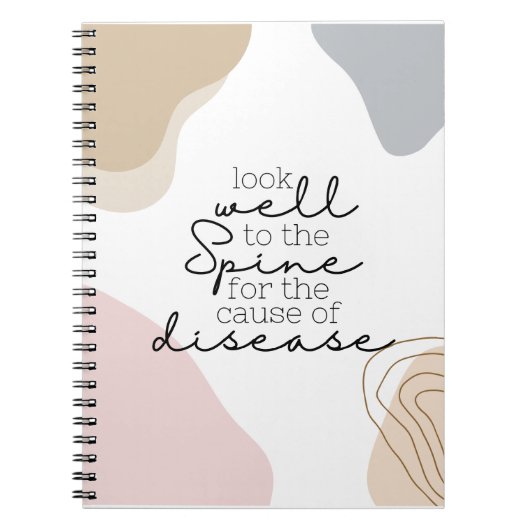 Chiropractic, Chiropractor, Photo Notitieboek (Voorkant)