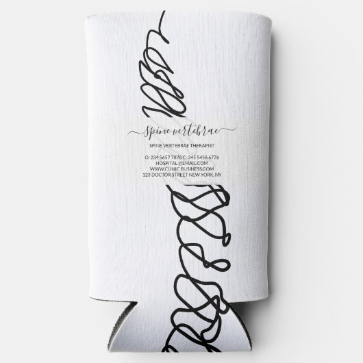 Chiropractic Clinic Health & Wellness Seltzer Blikjeskoeler (Voorkant)