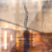 Chiropractic Doctor brand Raamsticker (Vel 2)