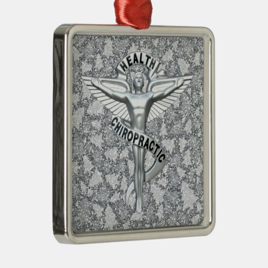 Chiropractic Emblem Holiday Keepomwille Ornament (Rechts)