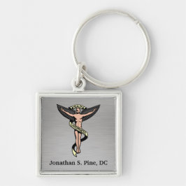 Chiropractic Emblem Personalized Sleutelhanger