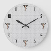 Chiropractic Emblem Wall klok (Voorkant)