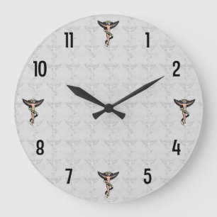 Chiropractic Emblem Wall klok