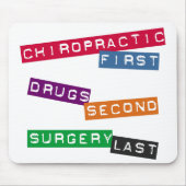 Chiropractic First Mousepad Muismat (Voorkant)