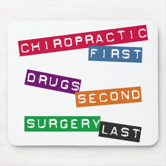 Chiropractic First Mousepad Muismat (Voorkant)