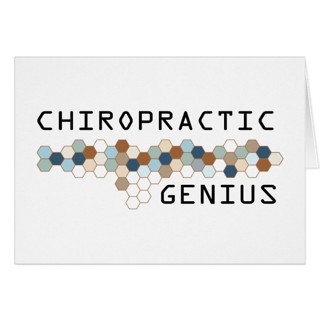 Chiropractic Genius (Voorkant Horizontaal)