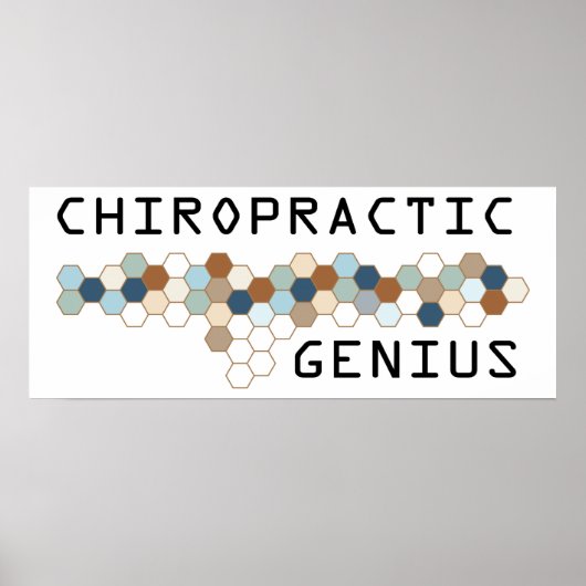 Chiropractic Genius Poster (Voorkant)