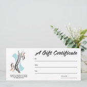 Chiropractic Gift-certificaten (Staand voorkant)