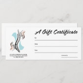 Chiropractic Gift-certificaten (Voorkant / Achterkant)