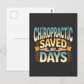 Chiropractic Healing and Back Pain Relief Briefkaart (Voorkant / Achterkant)