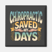 Chiropractic Healing and Back Pain Relief Magneet (Voorkant)
