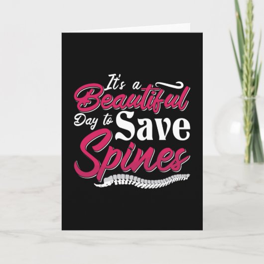 Chiropractic It's A Beautiful Day Chiropractor Kaart (Voorkant)