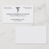 Chiropractic Logo Business Cards Visitekaartje (Voorkant / Achterkant)