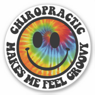 Chiropractic maakt me Groovy Sticker