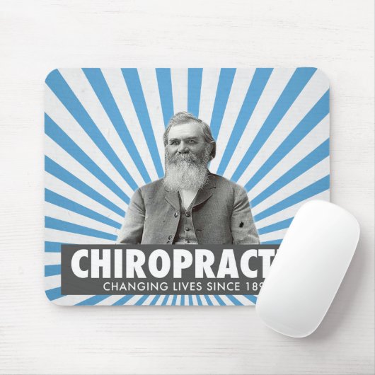 Chiropractic mousepad - D.D. Palmer Muismat (Met muis)