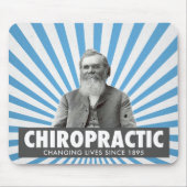 Chiropractic mousepad - D.D. Palmer Muismat (Voorkant)