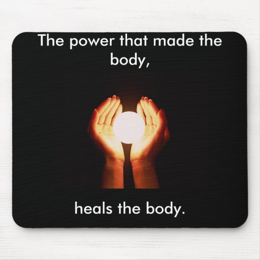 Chiropractic Mousepad "The Power" Muismat (Voorkant)