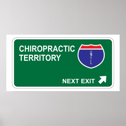 Chiropractic Next Exit Poster (Voorkant)