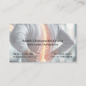 Chiropractic Pain Management Clinic Business Card Visitekaartje (Voorkant)