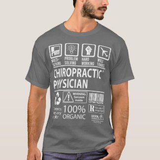 Chiropractic Physician Multitasking Job Gift Item T-shirt